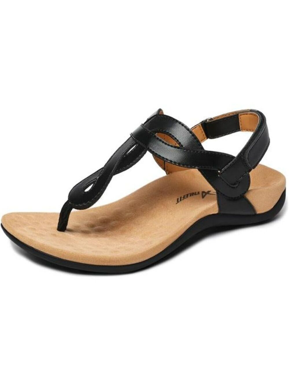 Women's Orthopedic Thong Sandals Arch Support T Strap Flat Comfort Shoes